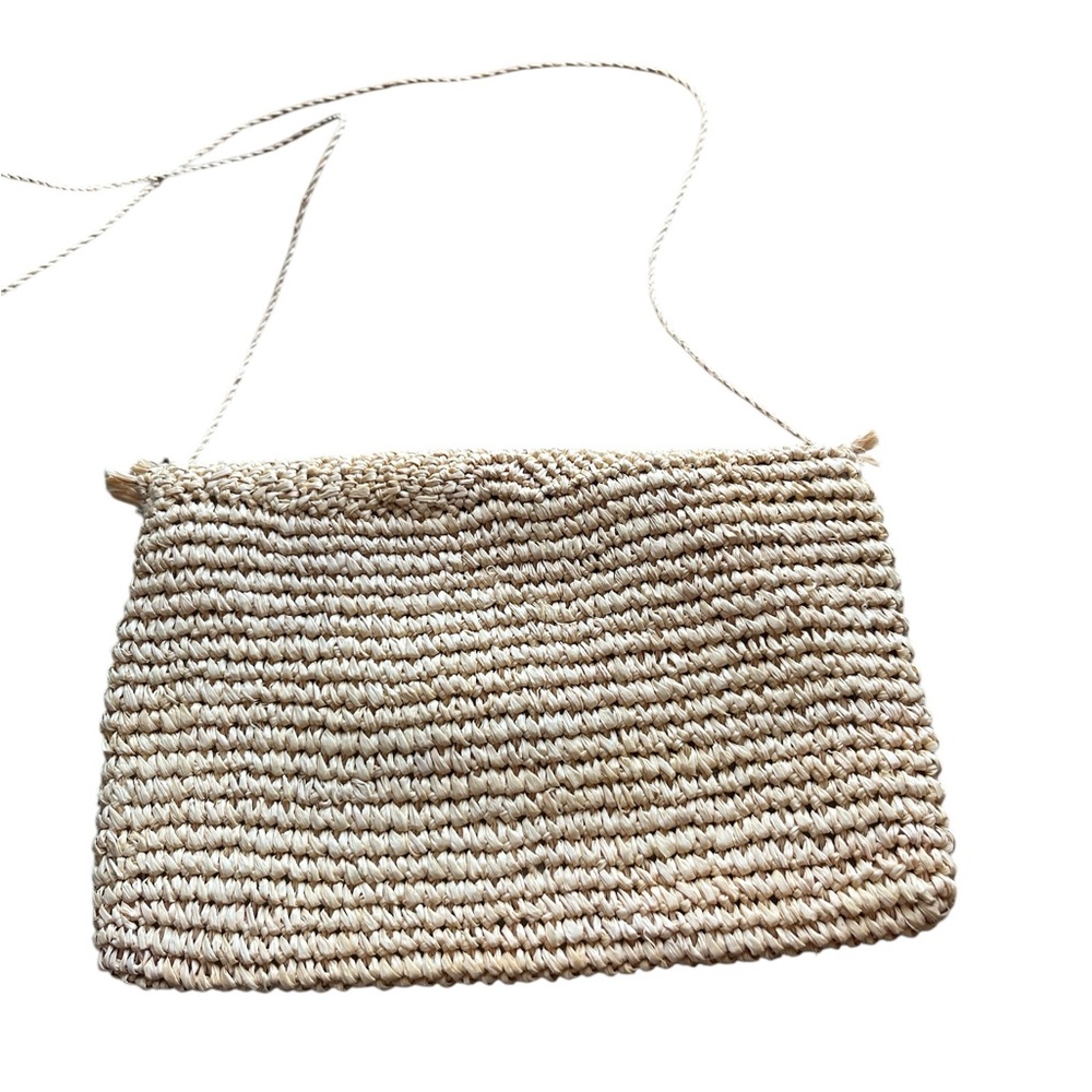 Straw Fringe Crossbody Bag - Picture 7 of 8